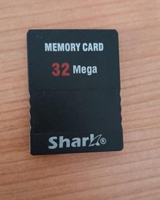 Memory Card Shark 32 Megabyte Ps2 - Funzionante 