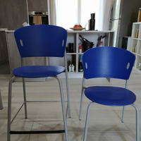 Sgabello blu Bontempi