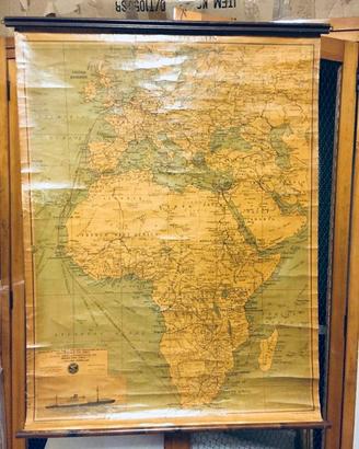 Carta geografica / mappa rotte olandesi 1950