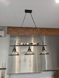 lampadario pe biliardo in 