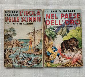 Fascicoli Emilio Salgari n. 17-19 Sonzogno 1935/36