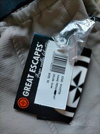 pantaloni tecnici great escapes tg 52 beige