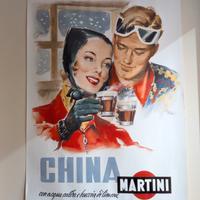 Poster China Martini 68x99 cm + Cornice IKEA