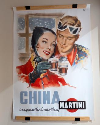 Poster China Martini 68x99 cm + Cornice IKEA