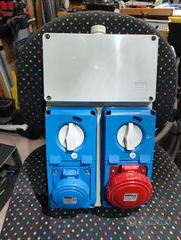 Quadro elettrico Gewiss con prese interbloccate