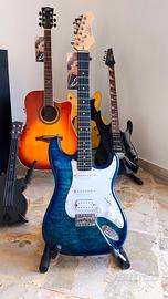 Chitarra elettrica Eko S350 +Setup +Regali