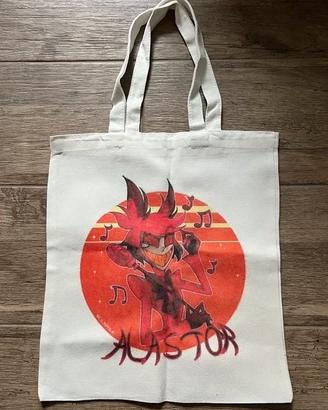 Tote Bag Hazbin Hotel Alastor Nuova Dark Anime