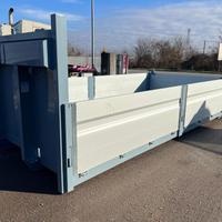 CONTAINER SCARRABILE NUOVO A PIANALE CON SPONDE