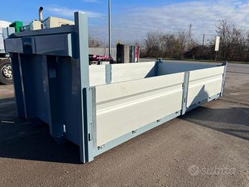 CONTAINER SCARRABILE NUOVO A PIANALE CON SPONDE