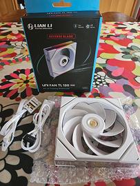 2x Ventole Lian Li Unifan TL 120 RGB reverse blade