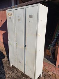 armadio metallo 3 ante