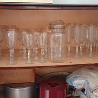 set 60 bicchieri  vino + set caffè nuovi