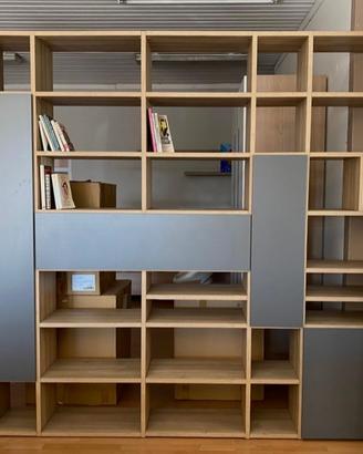 Libreria Interparete grigia