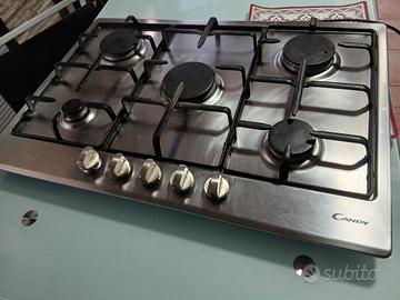 piano cottura 5 fuochi candy