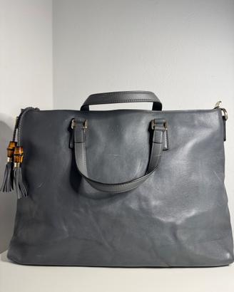 Borsa GUCCI Bamboo Bar Tote in Pelle - ORIGINALE