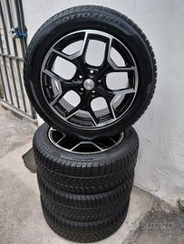 set cerchioni+gomme  invernali jeep