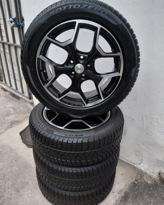 set cerchioni+gomme  invernali jeep