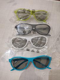Kit di 4 Occhiali 3D passi