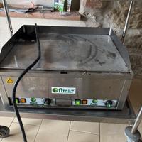 Fry Top Elettrico Doppio Fimar Liscio/Liscio