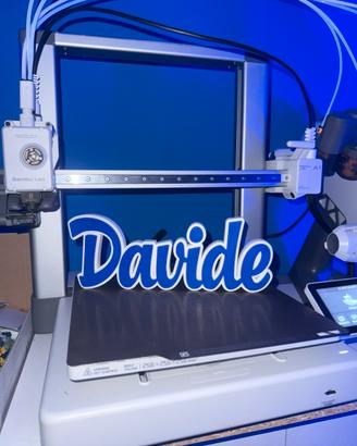 Scritta nome “davide”