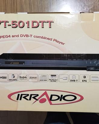 Lettore DVD Irradio DVT-501DTT