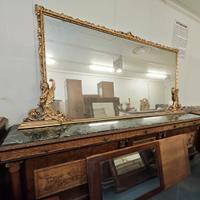 Mobile Buffet Antico con Specchiera Stile Impero