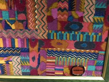 Arazzo originale Missoni 1993 – design geometrico