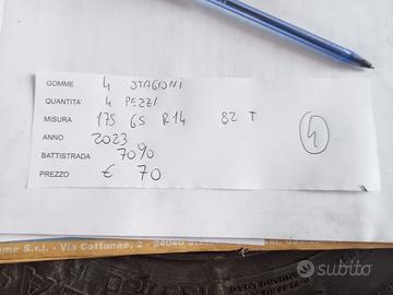 4 GOMME 4 STAGIONI 175/65/14 82T