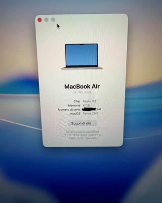 MacBook Air  M3 2024
