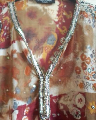 blusa stile orientale 