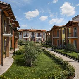 VILLA A SCHIERA D'ANGOLO A MONTECCHIA DI CROSARA