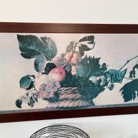 Quadro natura morta con frutta