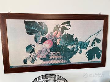 Quadro natura morta con frutta