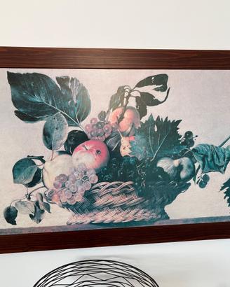 Quadro natura morta con frutta