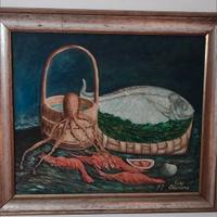 Quadro d'autore olio su tela 