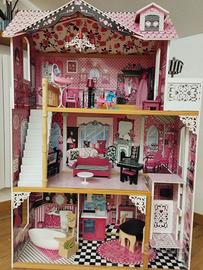 Casa delle Barbie in legno