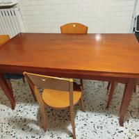 Tavolo da pranzo in legno + 6 sedie