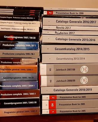Cataloghi Marklin vari da 1980 a 2019
