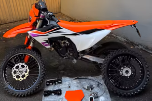 KTM SX 125 targata + gomme enduro/cross e ricambi