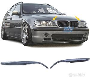 PALPEBRE FARO BMW E46 SEDAN TOURING 01- NERO