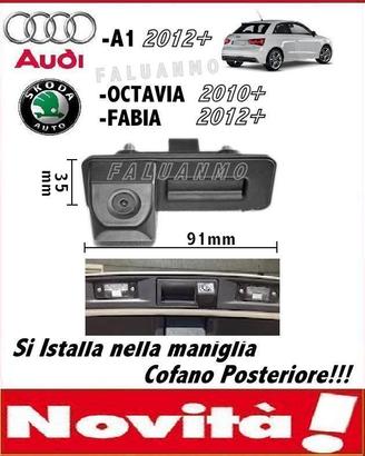 Retrocamera maniglia parcheggio audi a1 skoda
