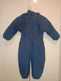 Tuta da neve con cappuccio 