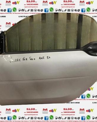 PORTIERA ANTERIORE SINISTRA SX SMART FOURTWO 453 A