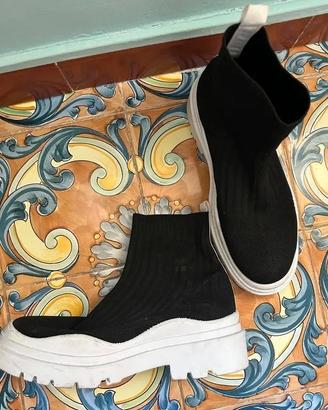 Sock sneakers slip‑on simil-Balenciaga Fila Adidas