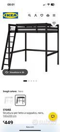 Letto soppalco ikea