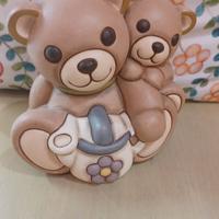 Coppia Teddy primavera con innaffiatoio thun