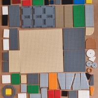 Lego Lotto Pezzi Base Piatti Varie Misure Colori 