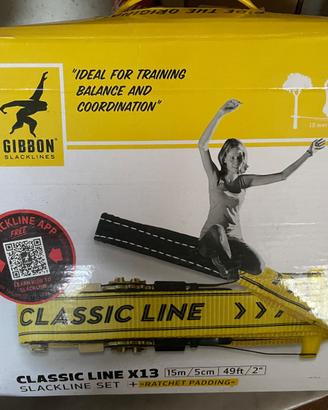 Slackline Kit Gibbon Classic Line X13 (Lunghezza 1