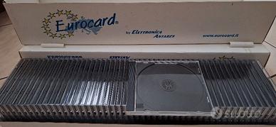 400 Custodie in plastica rigida per cd,dvd