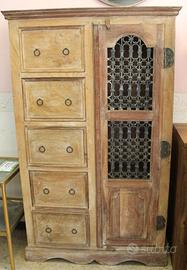 Credenza etnica africana ante e cassetti